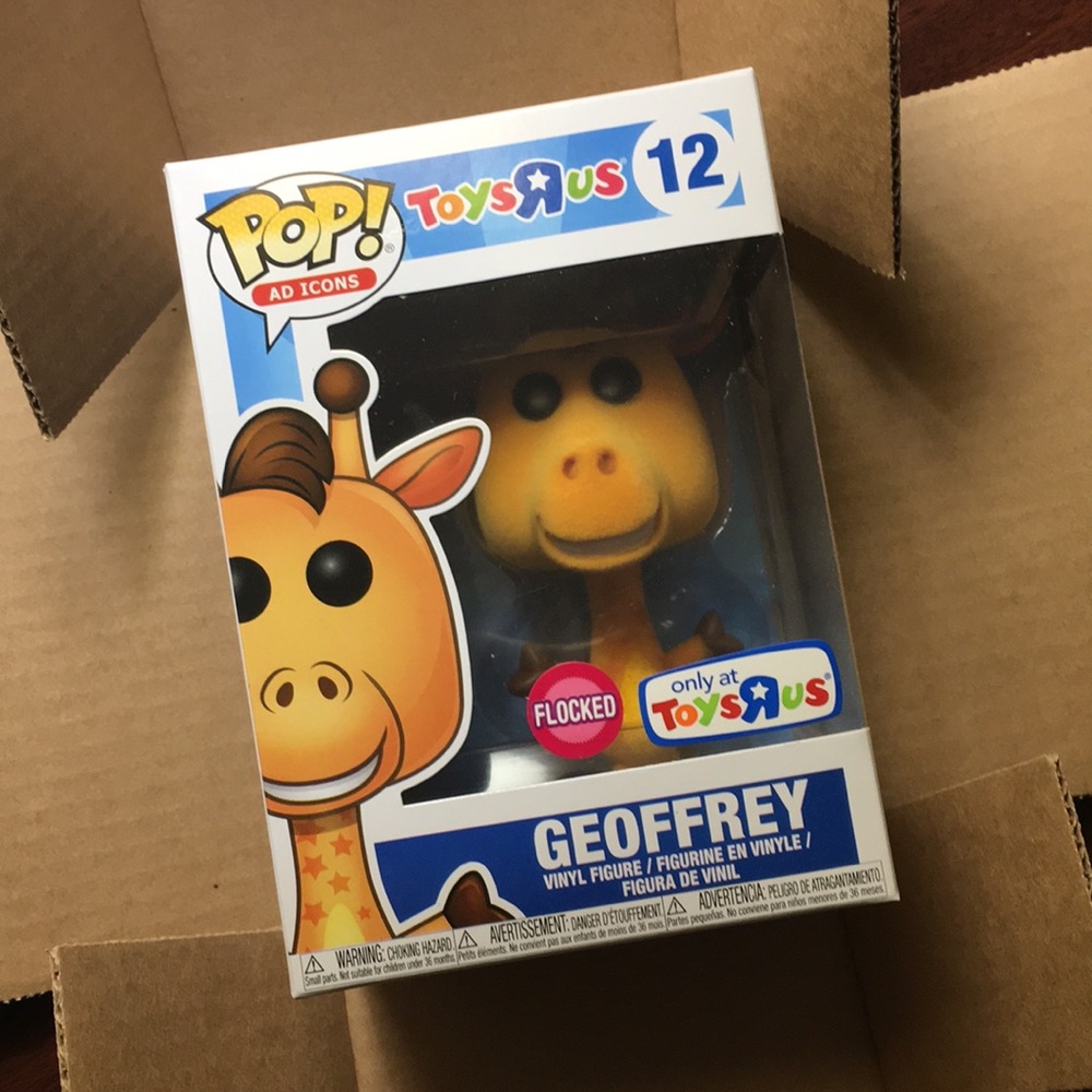 Funko pop Geoffrey Flocked Exclusive Toys R Us